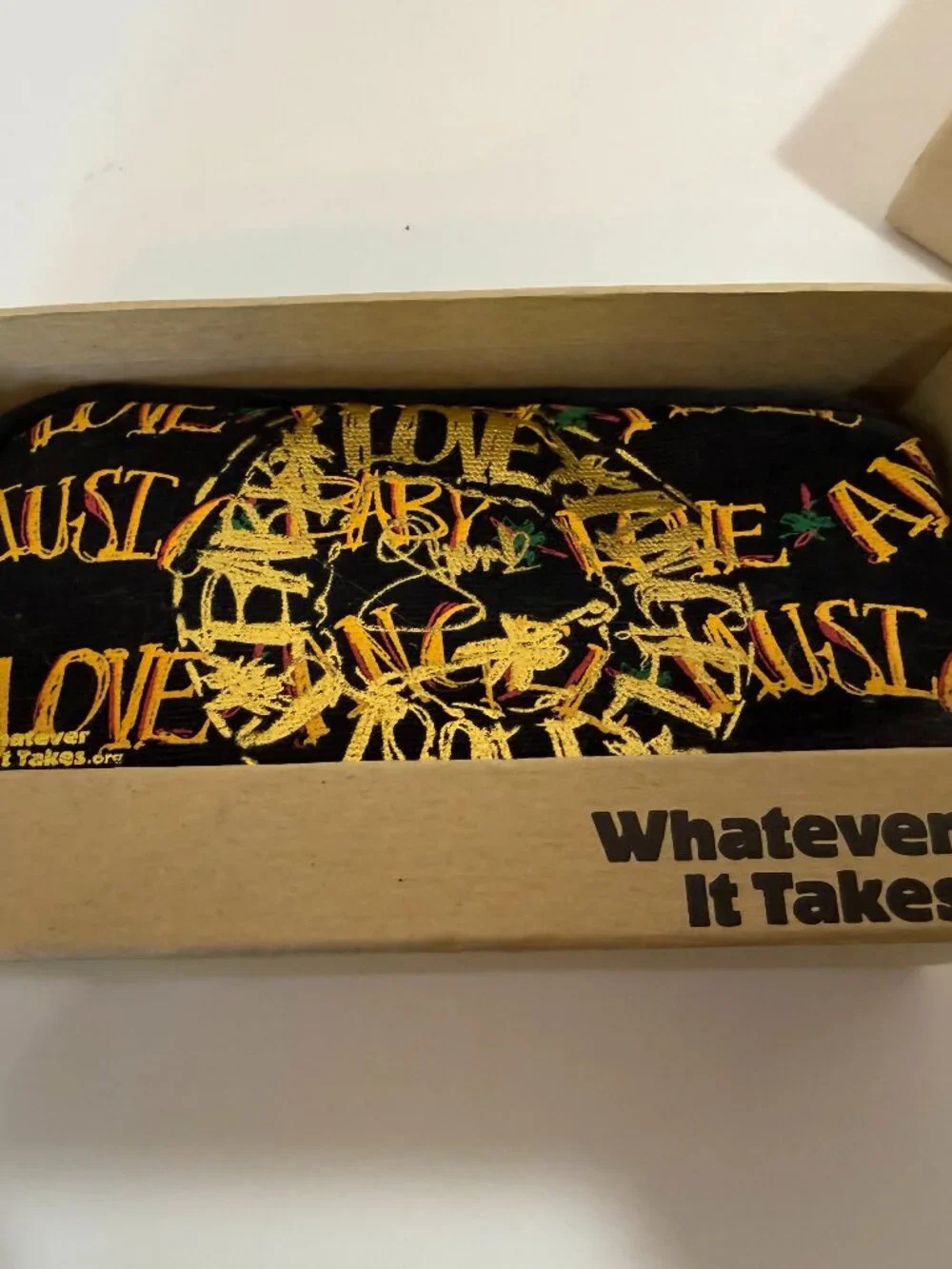 Gwen Stefani Love Art Whatever It Takes Canvas Cosmetic Make Up Bag BNIB